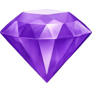 Purple diamond  emoji