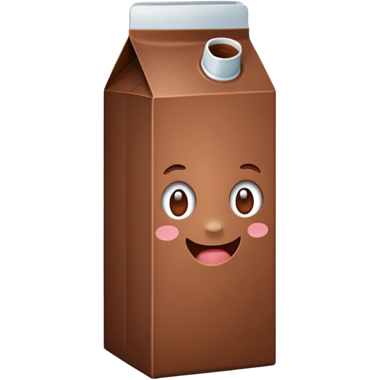 chocolate milk carton  emoji