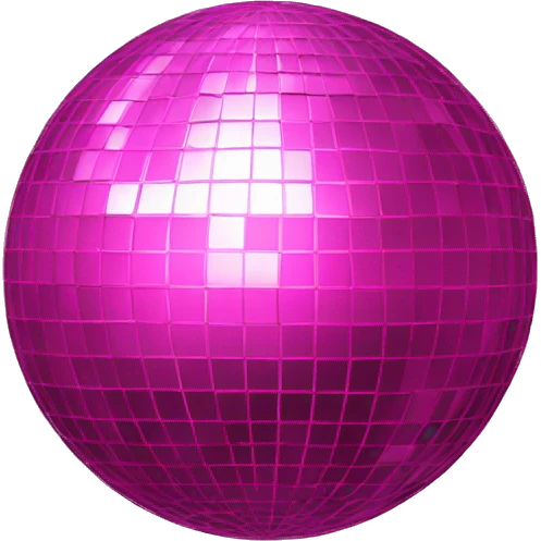 pink disco ball emoji