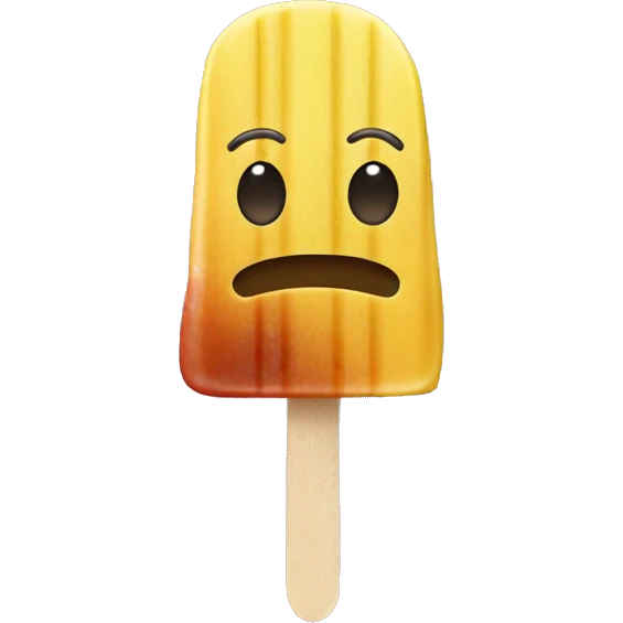 smelly feet on popsicle stick  emoji