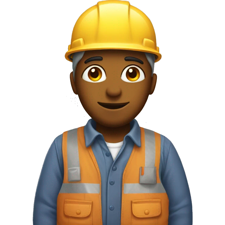 construction worker with a dino suit emoji