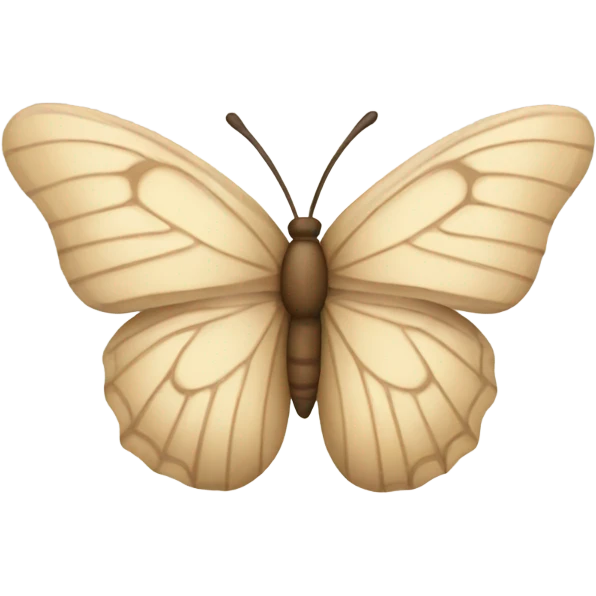 Beige butterfly  emoji