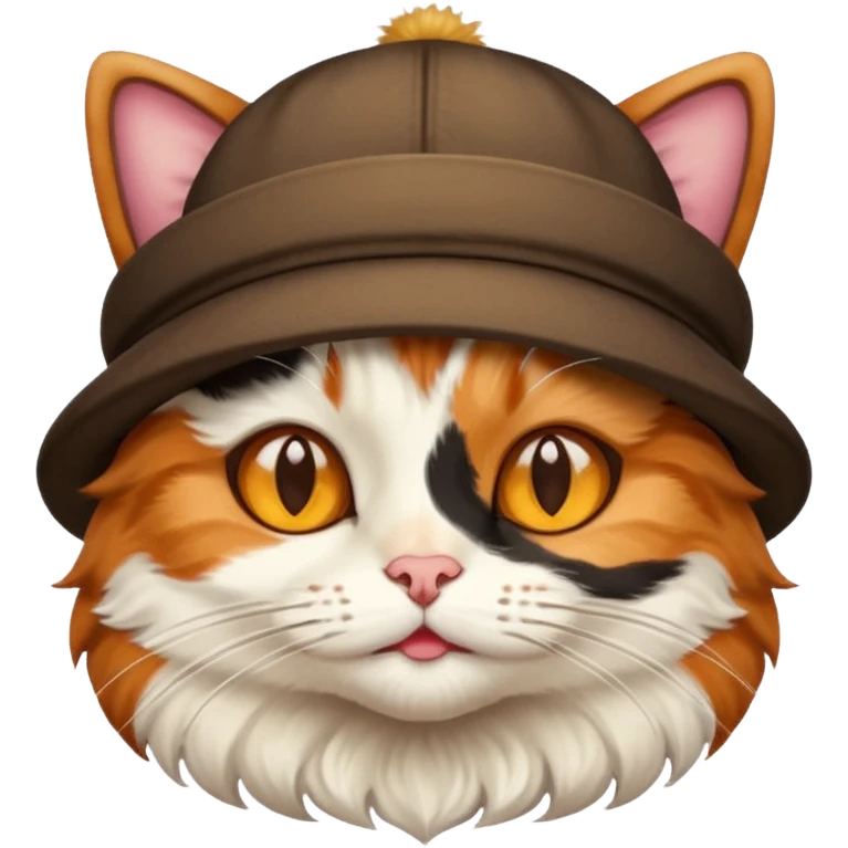 cat wearing a hat emoji