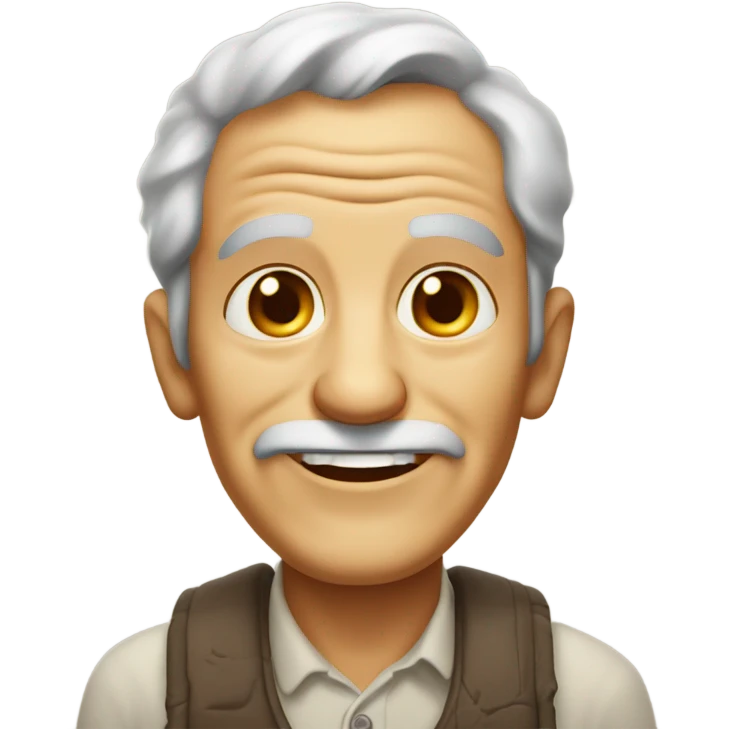 old man without teeth  emoji