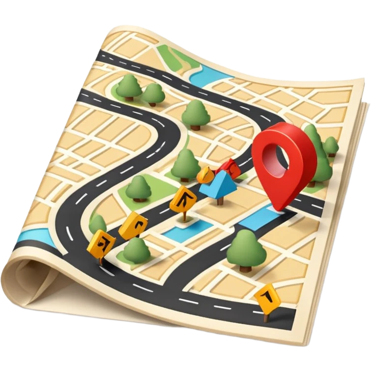 road map emoji