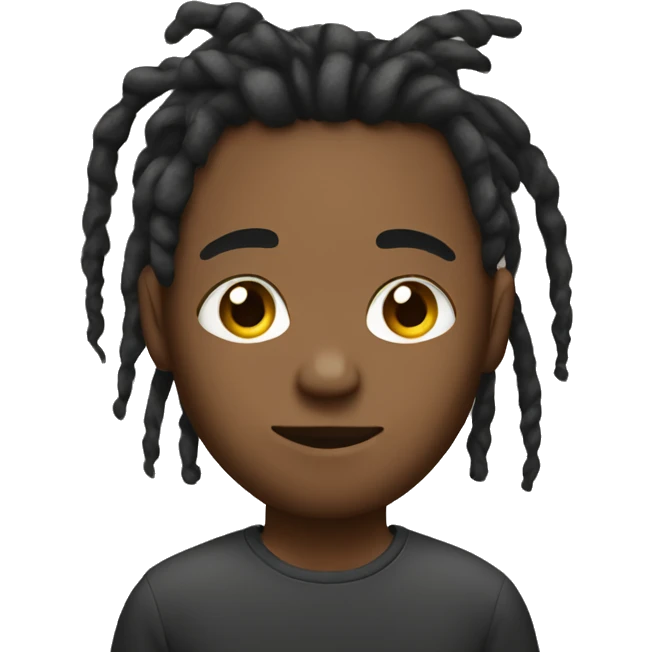 young man with dreads  emoji