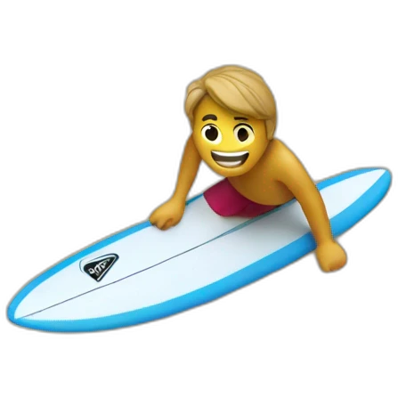surfer on sand emoji