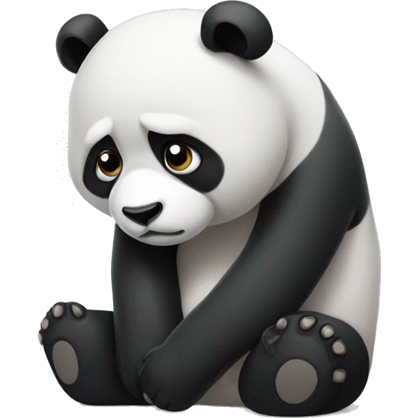 Sad panda  emoji
