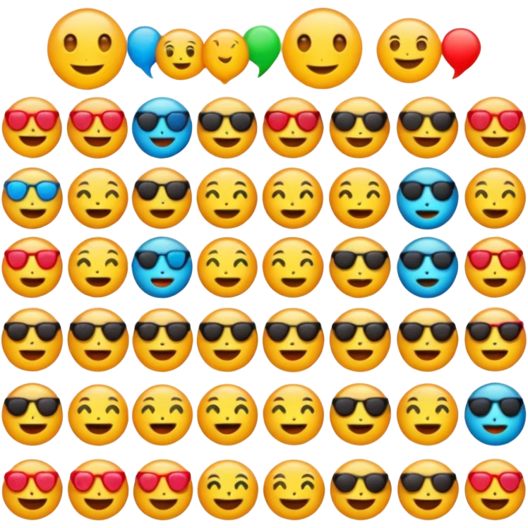 Emojis cacheados emoji