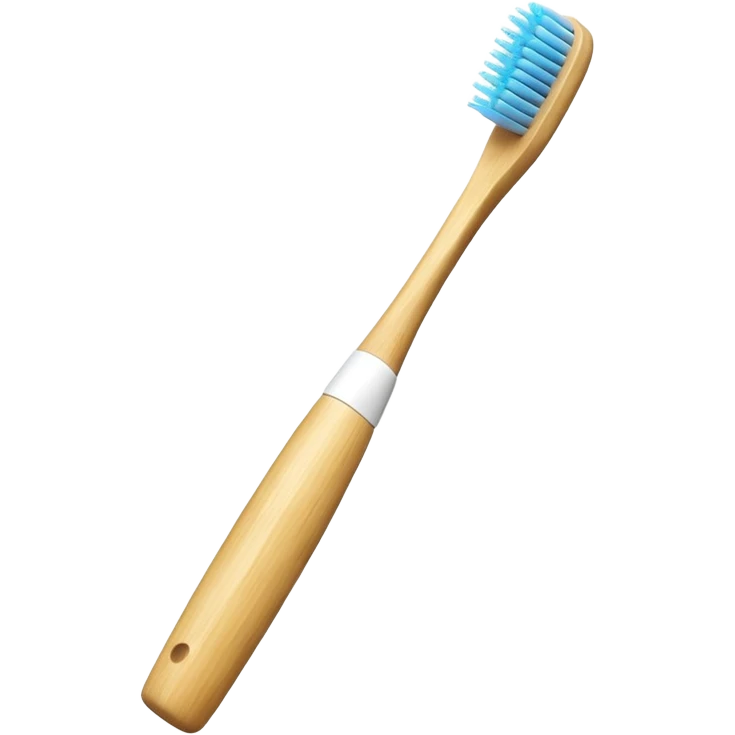 Bamboo toothbrush emoji