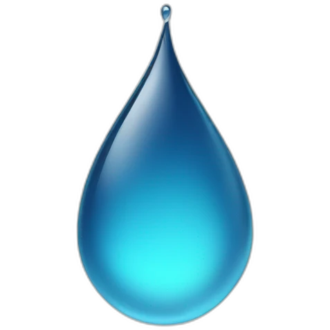 drop water emoji