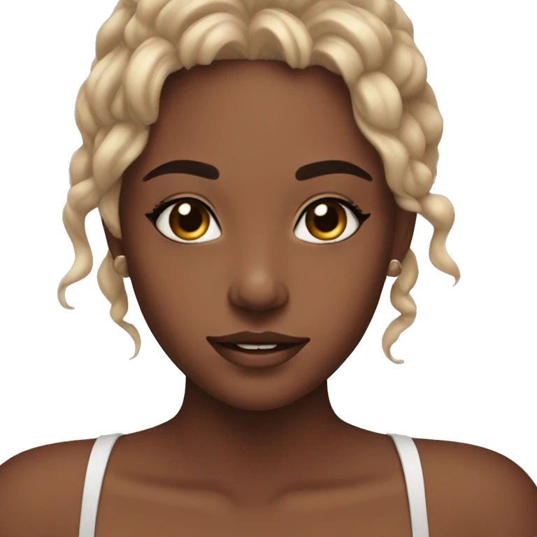a cute aesthetic skincare girl emoji