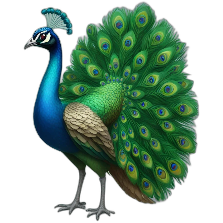 peacock emoji