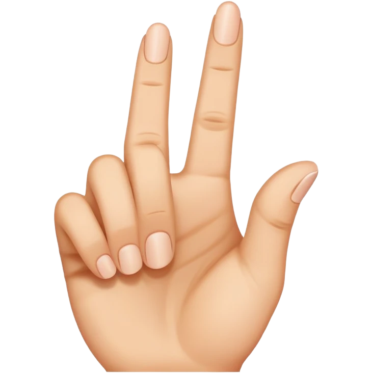 Middle finger emoji