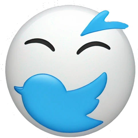 Blue verified twitter check emoji