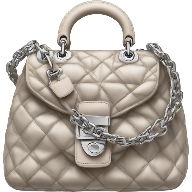 A glamorous Dior handbag emoji
