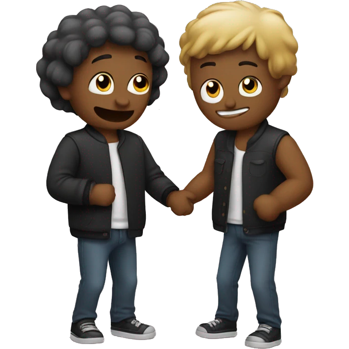 Two beaters in love  emoji
