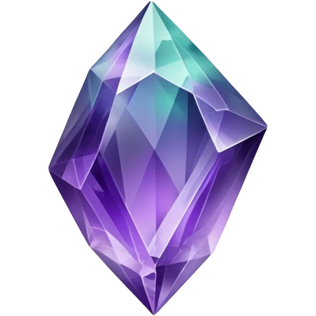 Fluorite crystal shard emoji
