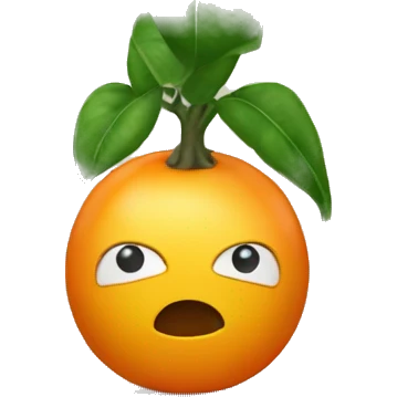a cumquat plant being sad due to not watering emoji