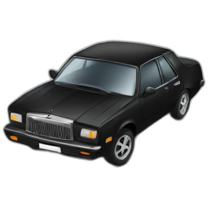 Black car emoji