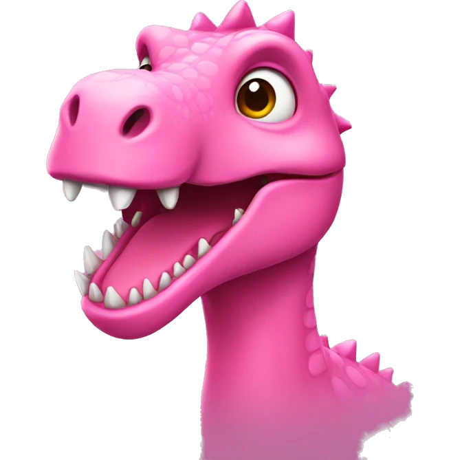 pink dinosaur emoji