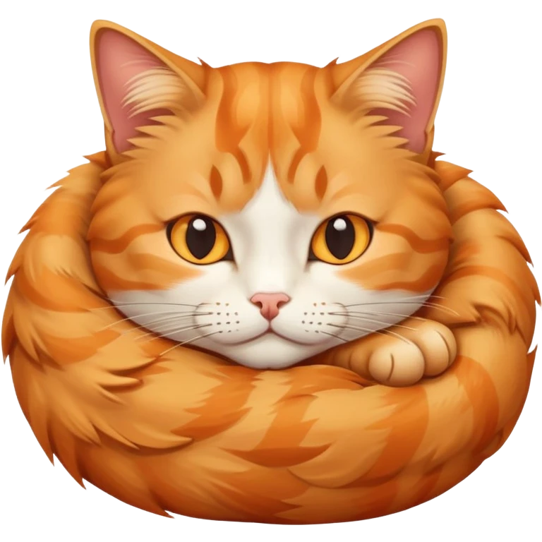 lazy cat emoji