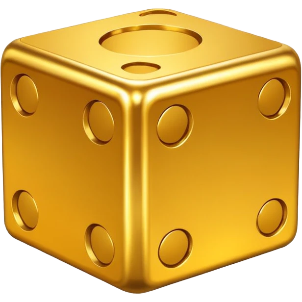golden cube  emoji