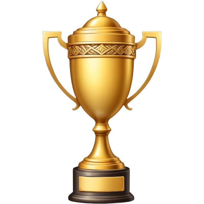 reward trophy in different colours emoji