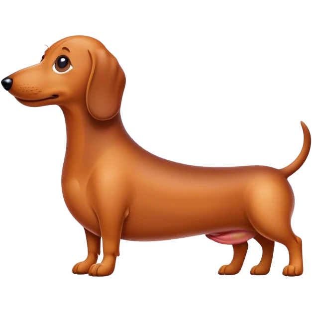 Sausage dog  emoji