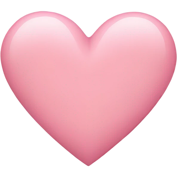 Soft pink hearth  emoji