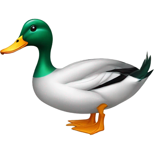 Arabian style duck emoji