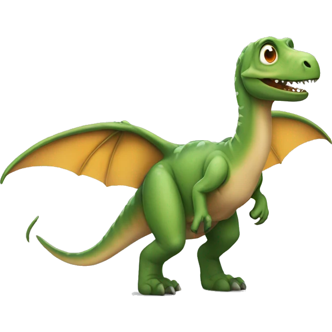 dino with wings emoji