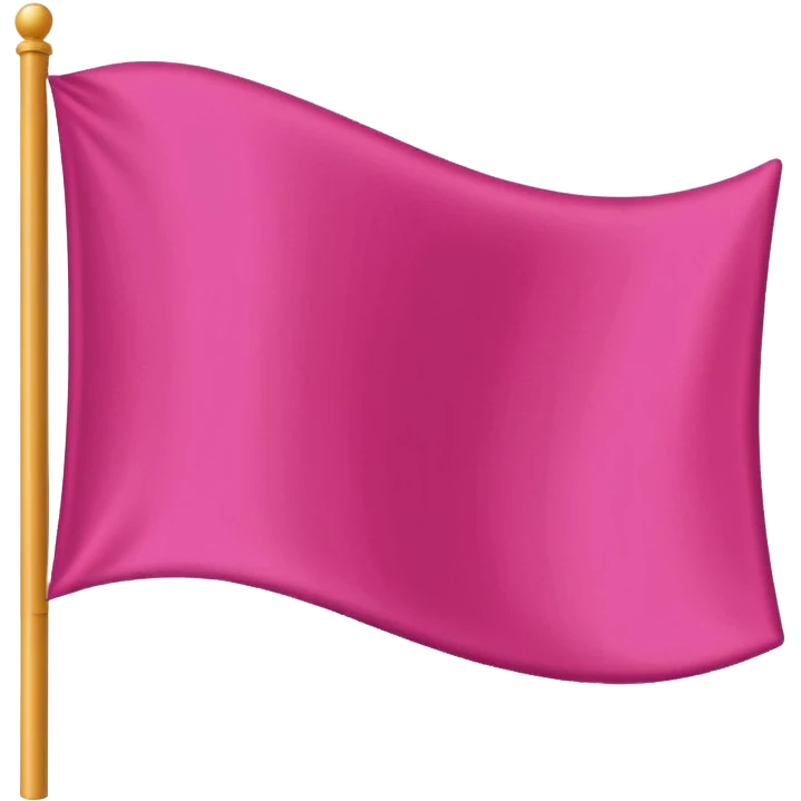 Pink flag emoji