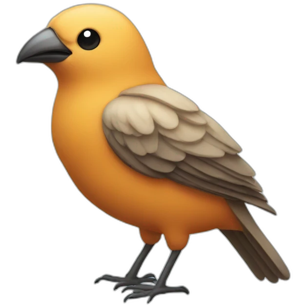 bird with muscle emoji