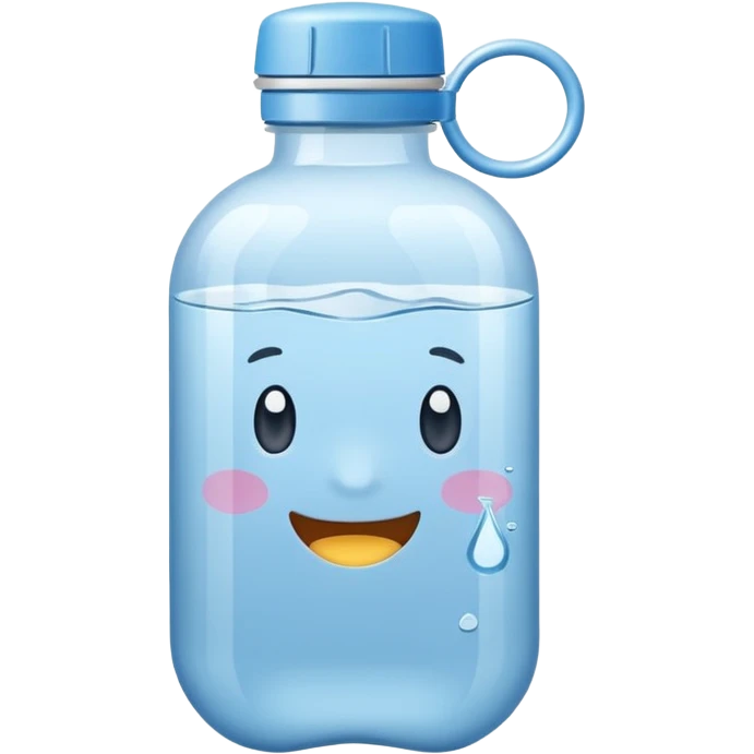 Water bottle – reusable canteen
 emoji