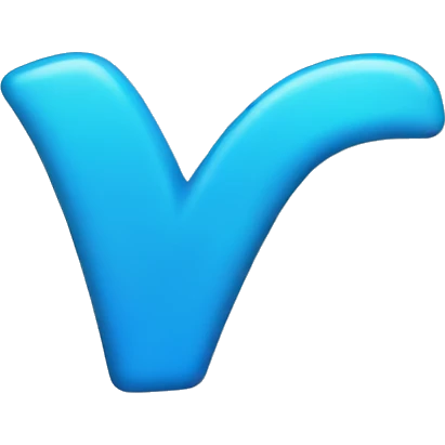 blue verified checkmark emoji