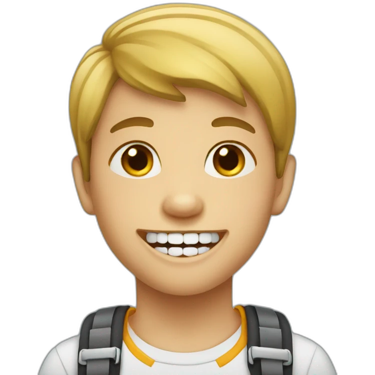 kid with braces emoji