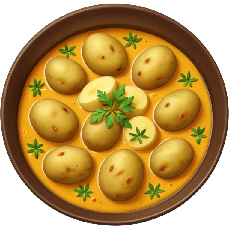 Potato curry emoji