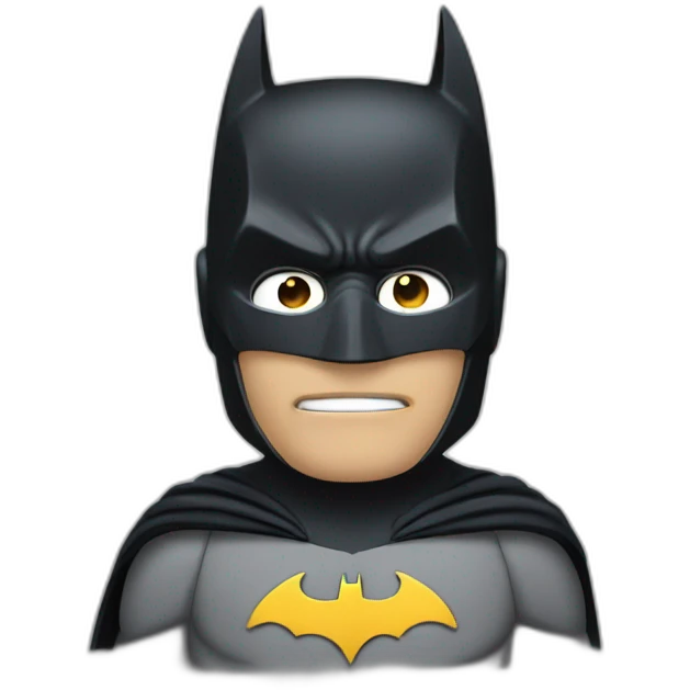batman with mask emoji