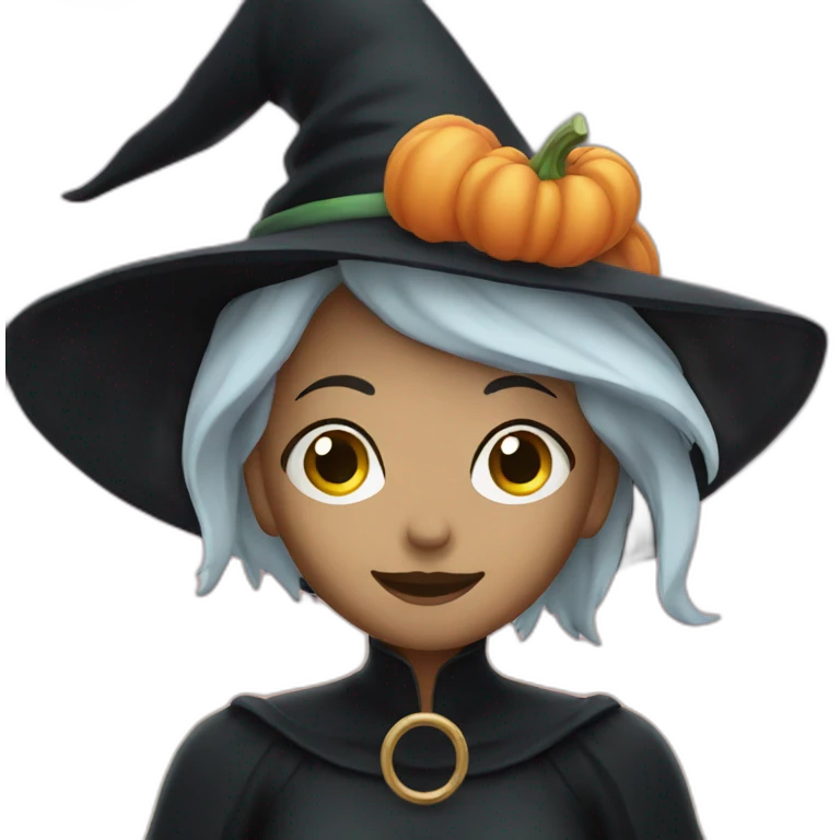 witch on sky emoji
