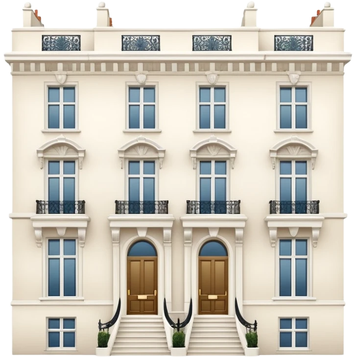 white notting hill townhouse emoji
