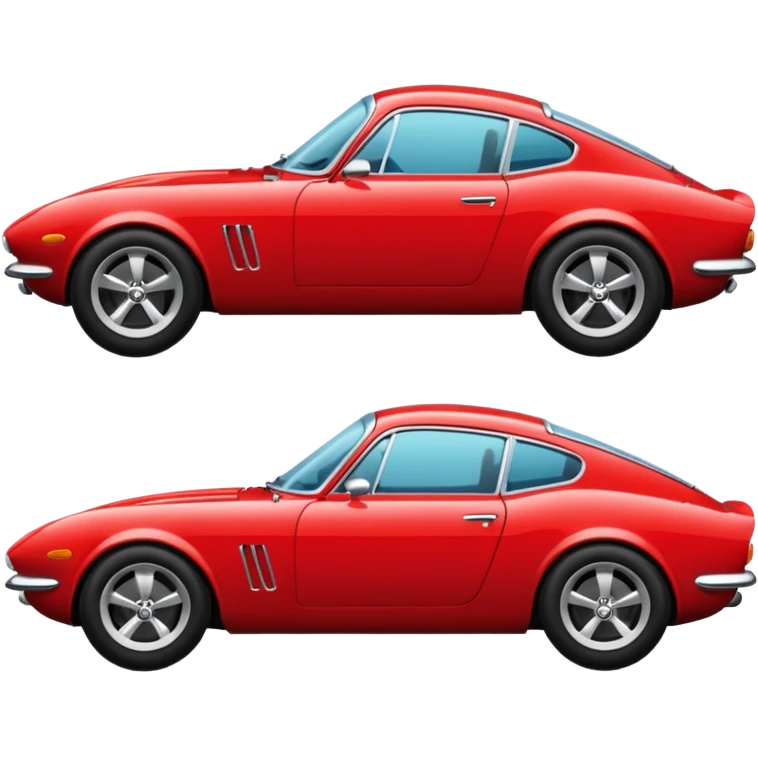 red sports car emoji