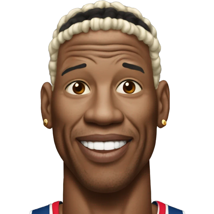 Denis rodman qui rit  emoji