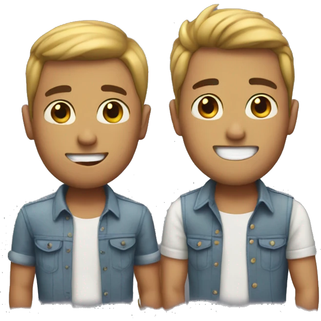 Gay boyfriends emoji