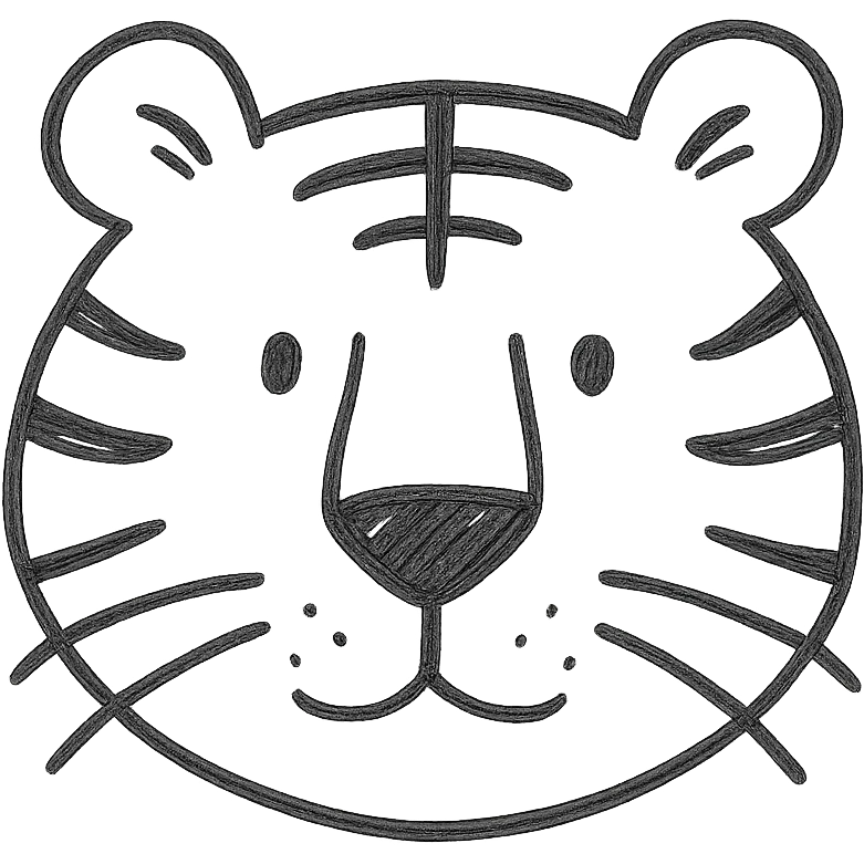 tiger face emoji