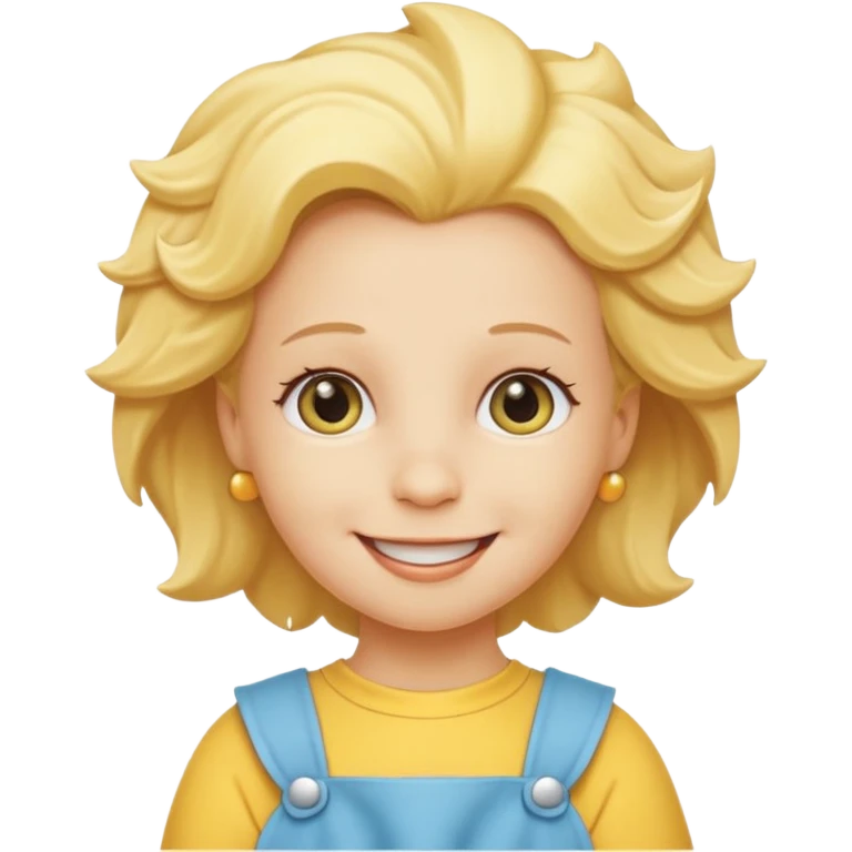 yellow baby, maggie simpson. emoji