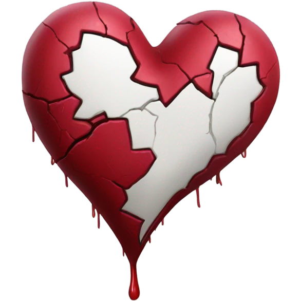 my heart is broken emoji