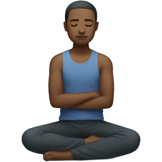 Meditation emoji