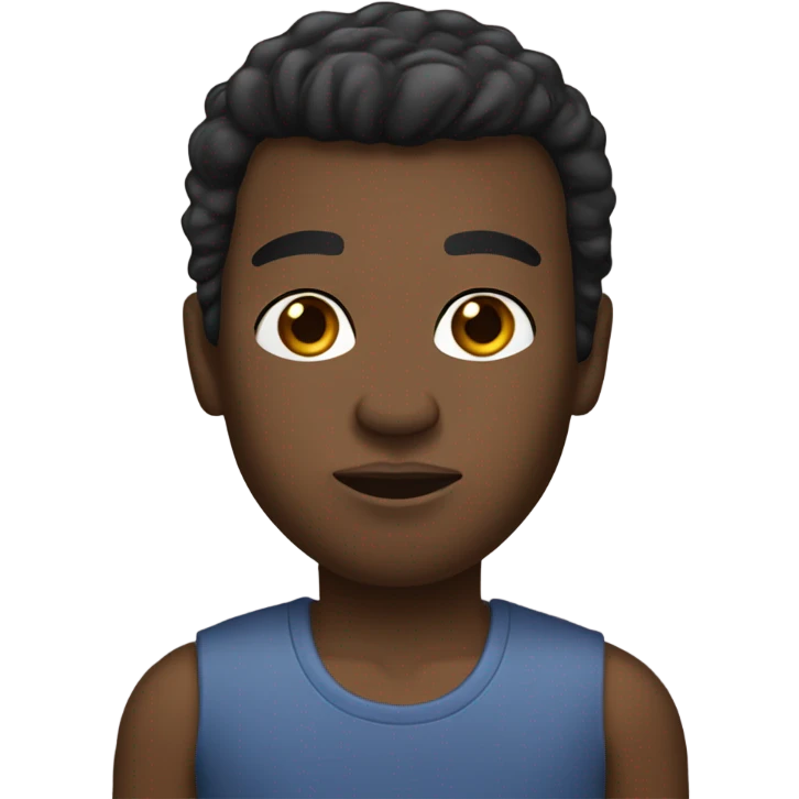 dark haired light brown skin with a 50 cent t shirt emoji