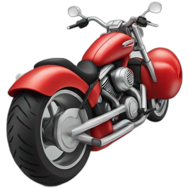 red motorcycle fast emoji
